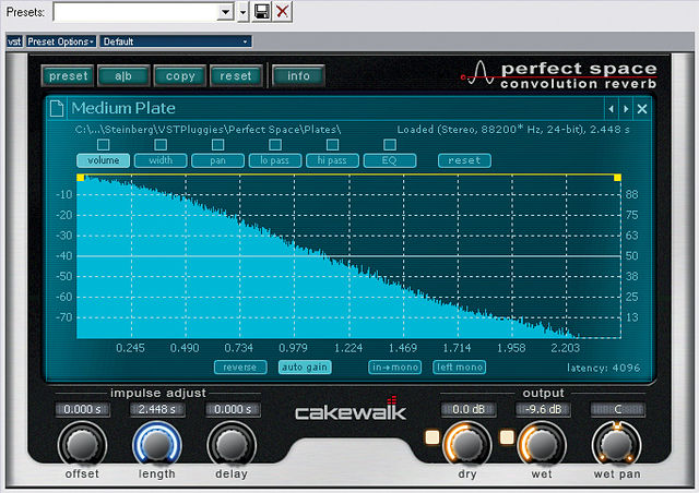 blank Perfect Space is a superior reverb plug-in.